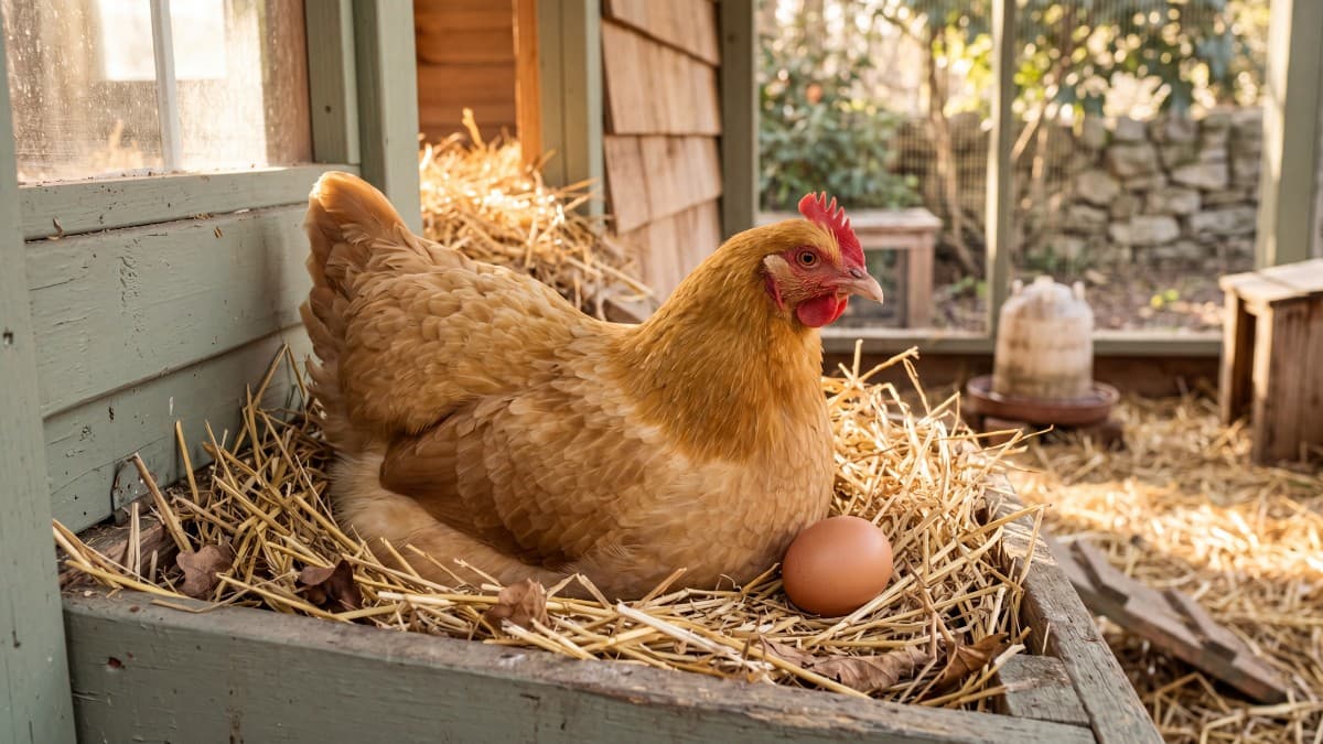 Fresh backyard eggs gathered in a basket, showing realistic daily output from a small flock